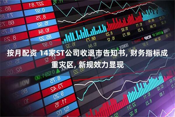 按月配资 14家ST公司收退市告知书, 财务指标成重灾区, 新规效力显现