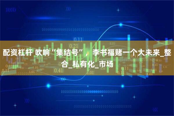 配资杠杆 吹响“集结号”，李书福赌一个大未来_整合_私有化_市场